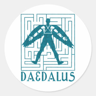 Daedalus Classic Round Sticker
