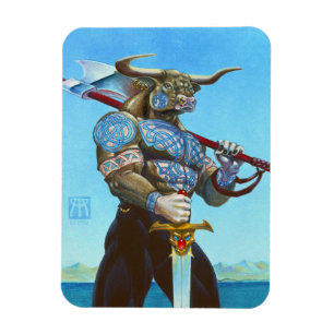 Daedalus Minotaur of Crete Magnet