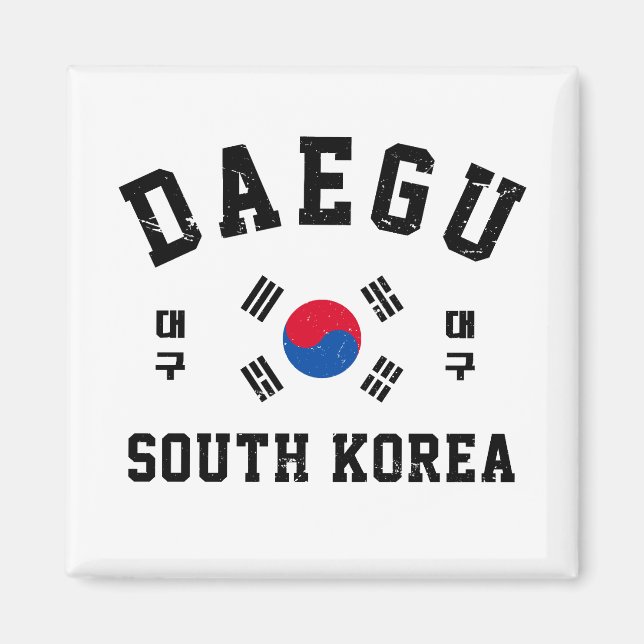 Daegu South Korea  Magnet (Front)