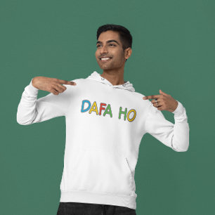Dafa Ho Desi Expression Indian   Get Lost Funny Sweatshirt