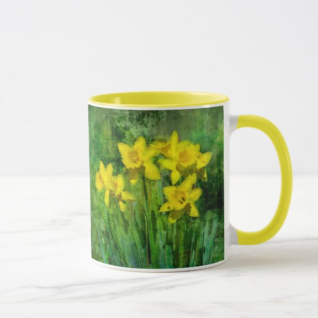 Daffodil Art Mug (Right)
