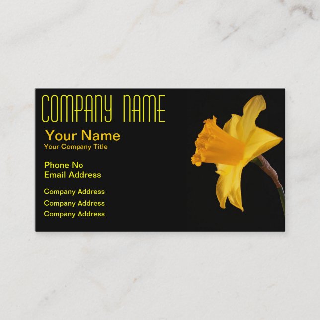Daffodil Business Card (Front)