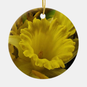 Daffodil Ceramic Tree Decoration
