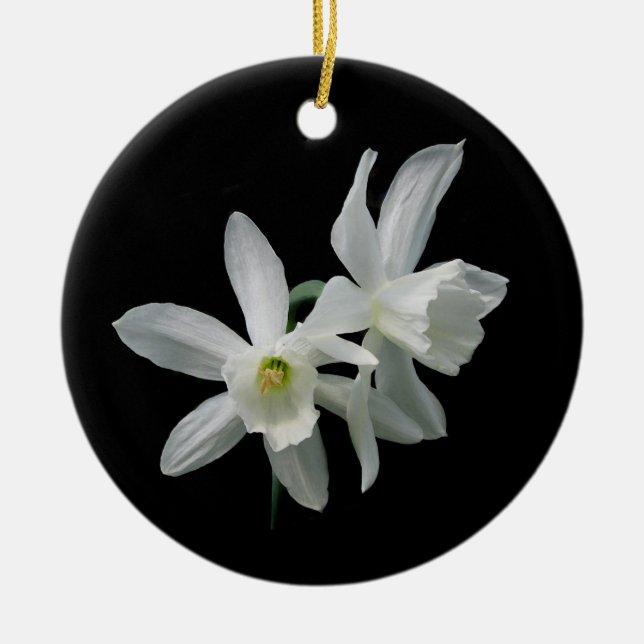 Daffodil Christmas Ornament (Front)