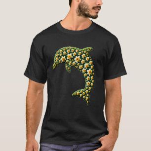 Daffodil Dolphin Flower Gardening Floral T-Shirt