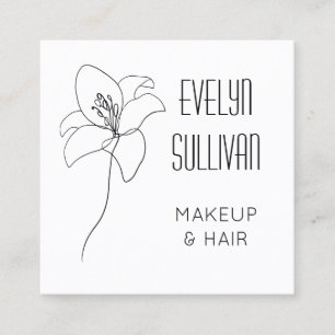 Daffodil drawing business card