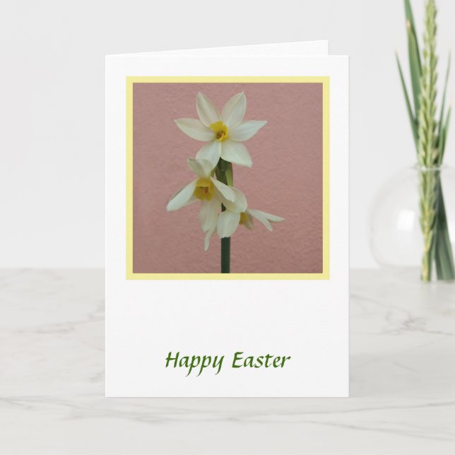 Daffodil Easter Card (Front)