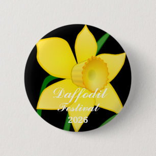 Daffodil Festival Button Pin