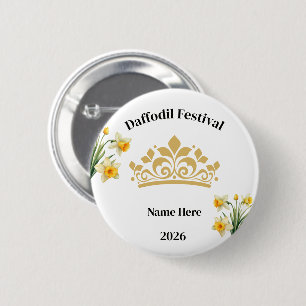 Daffodil Festival Button Pin