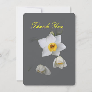 Daffodil Floral Thank You Card