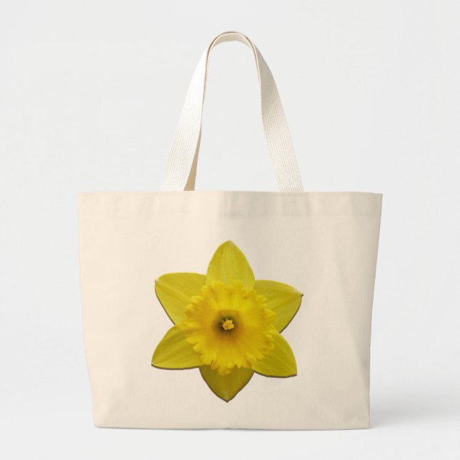 Daffodil Flower Tote Bag Spring Flowers Bags Gifts (Front)