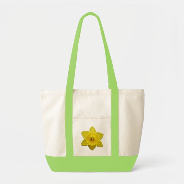 Daffodil Flower Tote Bag Spring Flowers Bags Gifts (Front)