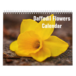 Daffodil Flowers 2025 Calendar