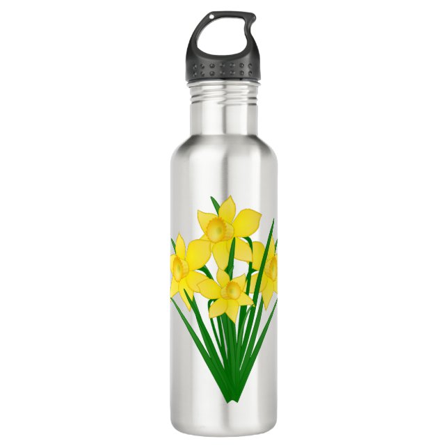 Daffodil Flowers 710 Ml Water Bottle (Front)