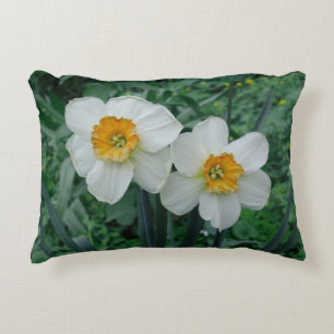 Daffodil Flowers Decorative Cushion