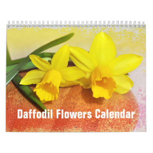 Daffodil Flowers Floral 2019 Calendar