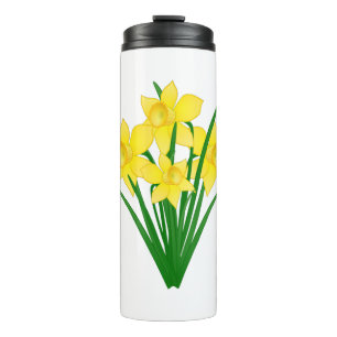Daffodil Flowers Thermal Tumbler