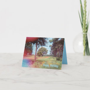 Daffodil Forest Birthday Card