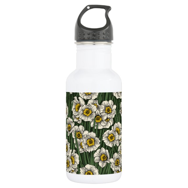 Daffodil garden 532 ml water bottle (Front)