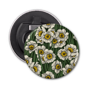 Daffodil garden bottle opener