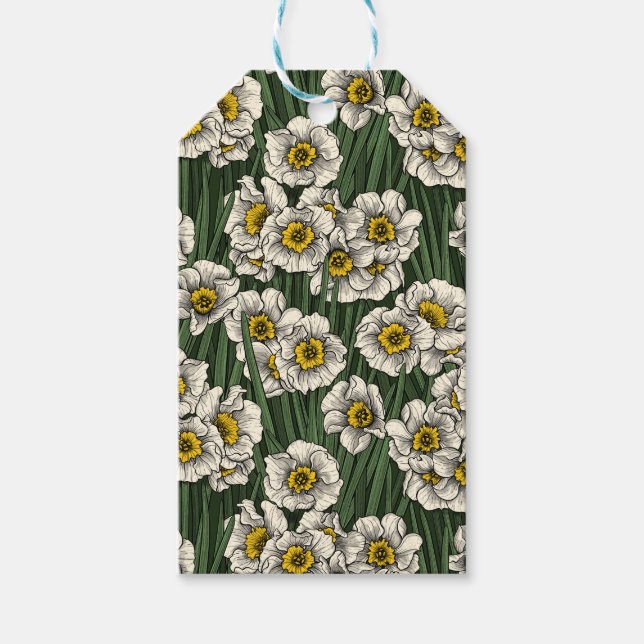 Daffodil garden gift tags (Front)