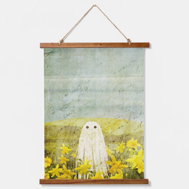 Daffodil Ghost Hanging Tapestry (Front)