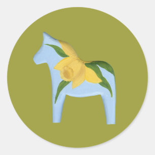 Daffodil Horse Sticker