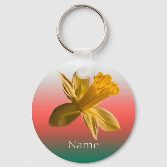 Daffodil Keychain (Front)