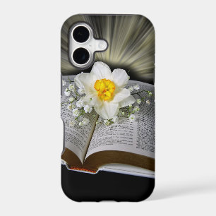 Daffodil on Holy Bible