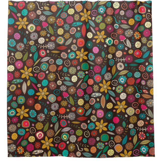 daffodil pop shower curtain (Front)