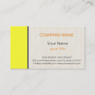Daffodil professional elegant modern business card