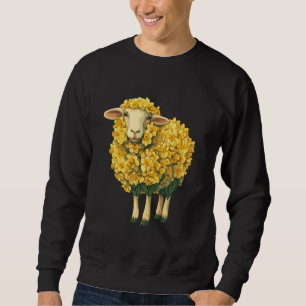 Daffodil Sheep Flower Gardening Floral 1 Sweatshirt