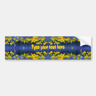 Daffodil Spring Fantasy Bumper Sticker