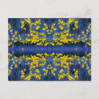 Daffodil Spring Fantasy Postcard