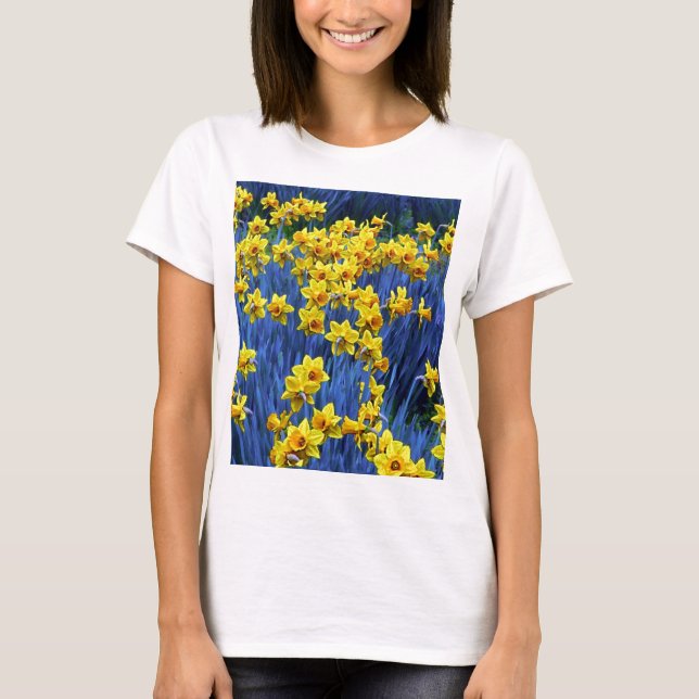 Daffodil Spring Fantasy T-Shirt (Front)