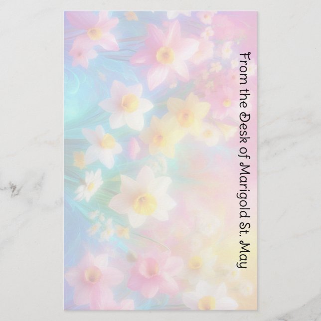Daffodil Springtime Paper (Front)