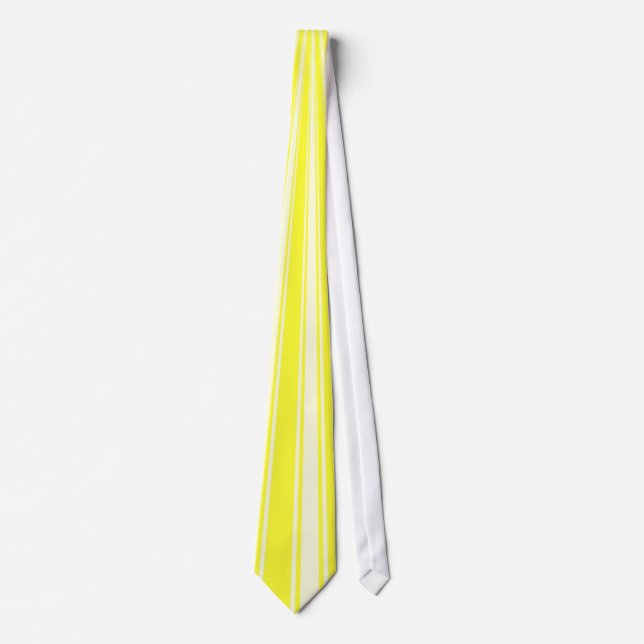 Daffodil Stripe Funky Pattern Tie (Front)