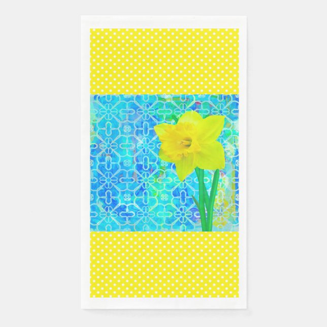 Daffodil Sunshine Napkin (Front)