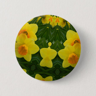 Daffodil Symmetry May 2013 6 Cm Round Badge