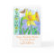 Daffodil Watercolor Flower Happy Birthday Sister