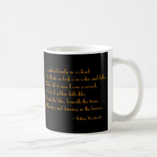 Daffodil With William Wordsworth Poem Ceramic Mug