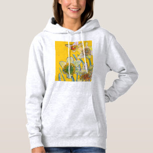 Daffodil Yellow daffodils floral Watercolor Flower Hoodie