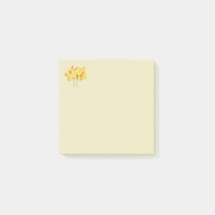 Daffodil yellow Post it notes