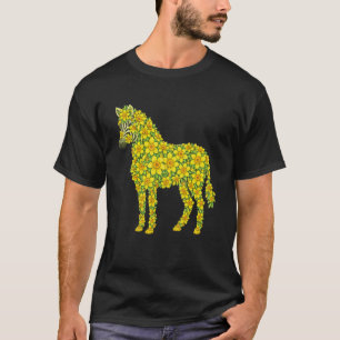 Daffodil Zebra Flower Gardening Floral T-Shirt