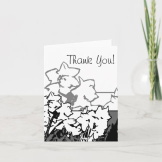 daffodilnotecard, Thank You! Thank You Card