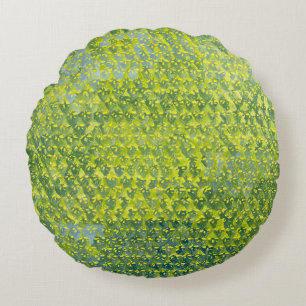 Daffodils 2012 round cushion