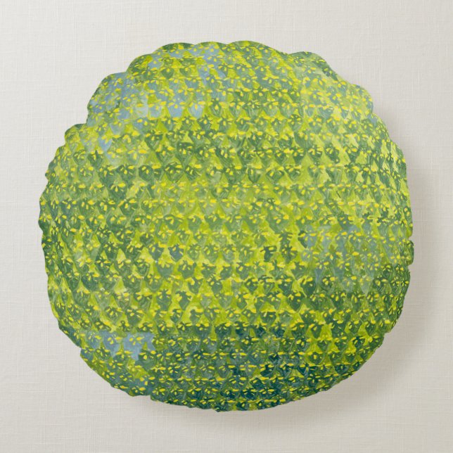 Daffodils 2012 round cushion (Front)