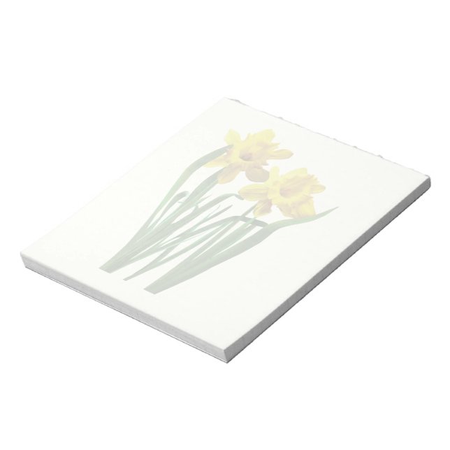 Daffodils At Attention Notepad (Rotated)