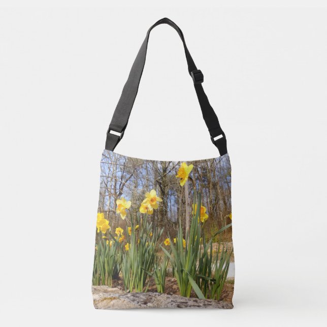 Daffodils at Easter Cross Body Bag (Front)