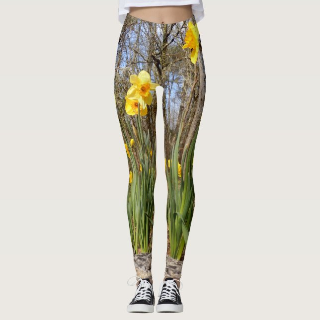 Daffodils at Easter Leggings (Front)